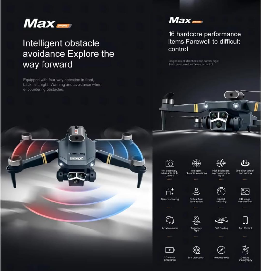 Y3- MAX DRONE WITH UHD CAMERA